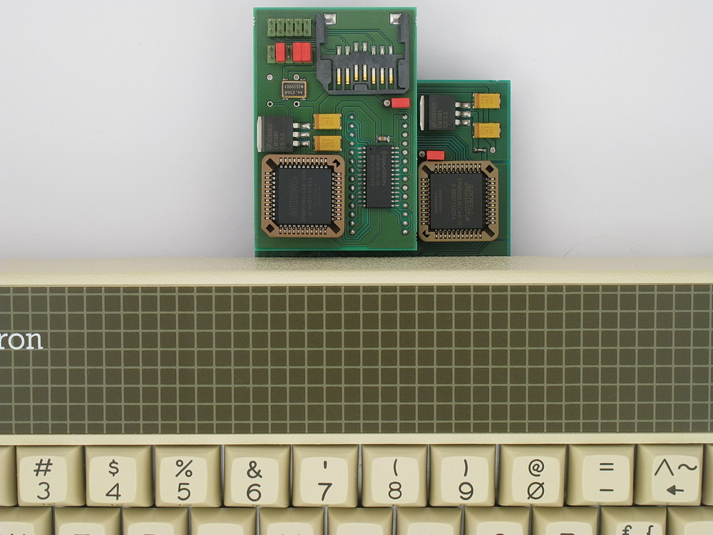 GoMMC installed on an Acorn Electron