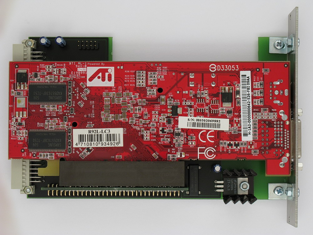 ViewFinder with a 128 MB Radeon 9250 AGP card (DVI + VGA)