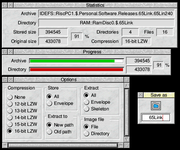 Packing a directory